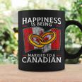 Canada Marriage Canadian Married Flag Wedded Culture Flag Coffee Mug Gifts ideas