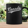 Canada Sports Script Cursive Retro Vintage Swoosh Flourish Coffee Mug Gifts ideas