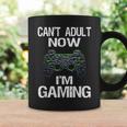 Can't Adult Gaming Gamer Quote Boys Girls Ns Coffee Mug Gifts ideas