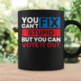 You Can't Fix Stupid But You Can Vote It Out Anti Biden Usa Coffee Mug Gifts ideas
