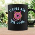 Carbs Are The Devil Donut Diet New Year's Resolution Coffee Mug Gifts ideas