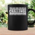 The Take Care Of Yourself Challenge Quote Distressed Coffee Mug Gifts ideas