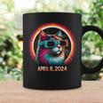 Cat In Eclipse Glasses Totality 2024 Total Solar Eclipse Coffee Mug Gifts ideas