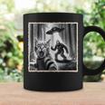 Cat Selfie With Bigfoot & Ufo Sasquatch & Cat Coffee Mug Gifts ideas