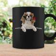 Cavalier King Charles Spaniel Rose Zipper Cute Gif Coffee Mug Gifts ideas