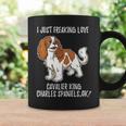Cavalier King Charles Spaniel Ruby I Just Love Coffee Mug Gifts ideas