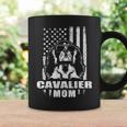 Cavalier Mom Cool Vintage Retro Proud American Coffee Mug Gifts ideas