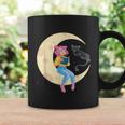 Celestial Cat And Girl Reading Book Read Moon Coffee Mug Gifts ideas