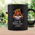 Chapter 51 Fabulous Since 1973 51St Birthday Queen Crowngirl Coffee Mug Gifts ideas