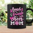 Cheer Mom Pink Month Loud & Proud Cheerleading Coffee Mug Gifts ideas