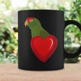 Cherry Headed Conure Parrot Heart Pocket Coffee Mug Gifts ideas