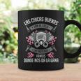 Chica Motera Motociclista Regalo Motorista Es Cuello Taza de café Ideas de regalos