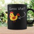 Chicken Butt Guess What Hen Rooster Coffee Mug Gifts ideas