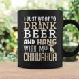Chihuahua Dad Father's Day Dog Lover Beer Coffee Mug Gifts ideas