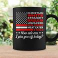 Christian White Straight Republican Unvaxxed Gun Owner Coffee Mug Gifts ideas