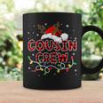 Christmas Cousin Crew Buffalo Plaid Family Xmas Pajamas Pjs Coffee Mug Gifts ideas