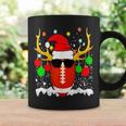Christmas Football Santa Hat Sports Xmas Team Lovers Holiday Coffee Mug Gifts ideas