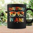 Christmas In June Sunglasses Summer Vacation Xmas Coffee Mug Gifts ideas