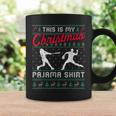 This Is My Christmas Pajama Baseball Ugly Sweater Coffee Mug Gifts ideas
