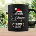 This Is My Christmas Pajama Santa Xmas Holiday Coffee Mug Gifts ideas