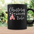 Christmas With My Tribe Family Pajamas Buffalo Plaid Coffee Mug Gifts ideas