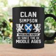 Clan Simpson Scottish Family Scotland Fathers Coffee Mug Gifts ideas