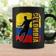 Colombian Soccer Team Colombia Flag Jersey Football Fans Coffee Mug Gifts ideas