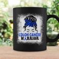 Colon Cancer Awareness Colorectal Cancer Messy Bun Coffee Mug Gifts ideas