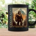 Colorado Mountain Bigfoot Retro Vintage 80S Sasquatch Coffee Mug Gifts ideas