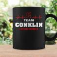 Conklin Surname Family Name Team Conklin Lifetime Member Coffee Mug Gifts ideas