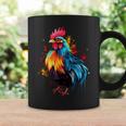 Cool Chicken On Colorful Painted Chicken Coffee Mug Gifts ideas