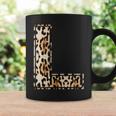 Cool Letter L Initial Name Leopard Cheetah Print Coffee Mug Gifts ideas