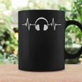Cool Music Lover Producer Dj Present Heartbeat Headphones Coffee Mug Gifts ideas