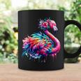 Coole Batikkunst Mit Tiermotiv Flamingoogelgeist Tassen Geschenkideen
