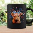 Coquette Highland Cow 4Th Of July Patriotic Cute Animal Coffee Mug Gifts ideas