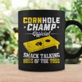 Cornhole Champion Corn Hole Toss Boss Smack Talking Coffee Mug Gifts ideas