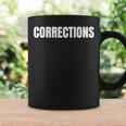 Corrections Officer Text On Back Work Coffee Mug Gifts ideas