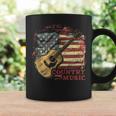 Country Music Outlaw Western Usa Patriotic Vintage Guitar Coffee Mug Gifts ideas