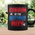 Cousin Of The Birthday Boy Costume Spider Web Birthday Party Coffee Mug Gifts ideas