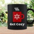 Get Cozy Hot Cocoa Chocolate Coffee Christmas Xmas Coffee Mug Gifts ideas