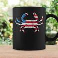 Crab Vintage American Flag Coffee Mug Gifts ideas
