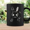 Creepy Cute Bunny Rabbit Alt Goth Grunge Horror Aesthetic Coffee Mug Gifts ideas
