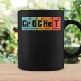 Crochet Periodic Elements Colorful Chemistry Crochet Coffee Mug Gifts ideas