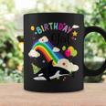 Cute Birthday Girl Orca Lovers & Killer Whale Lovers Rainbow Coffee Mug Gifts ideas