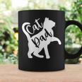 Cute Cat Dad Fathers Day Kitty Daddy Papa Coffee Mug Gifts ideas