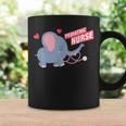 Cute Elephant Children's Nurse Pediatric Rn Pediatric Coffee Mug Gifts ideas