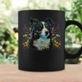 Cute Flower Summer Floral Border Collie Coffee Mug Gifts ideas