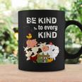 Cute Be Kind To Every Kind Animal Lover Vegetarian Coffee Mug Gifts ideas