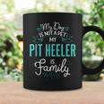 Cute Pit Heeler Family Dog For Men Coffee Mug Gifts ideas