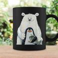 Cute Polar Bear And Penguin Bird Fish Lovers Animal Friends Coffee Mug Gifts ideas